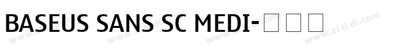 baseus sans sc medi字体转换